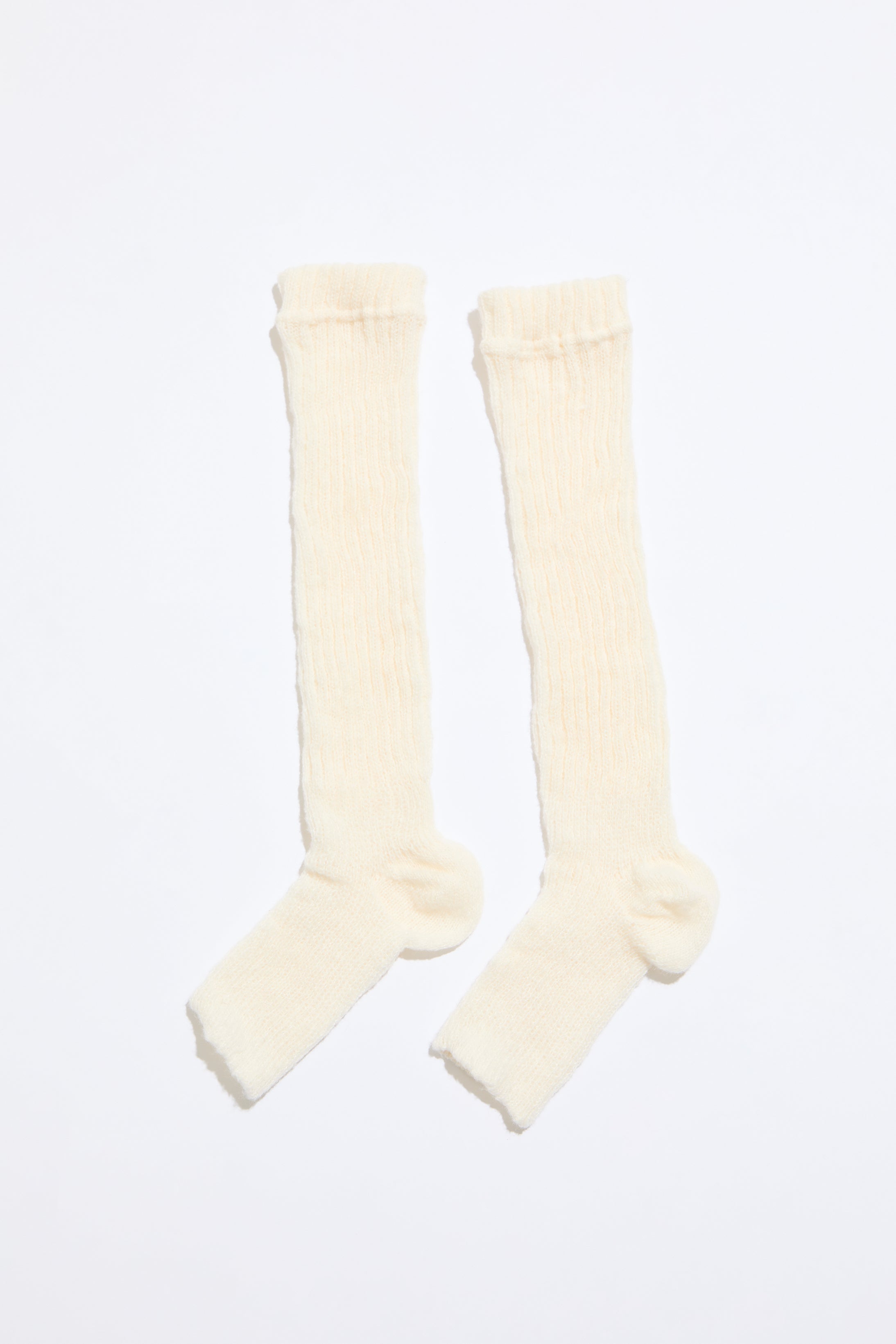 TOELESS RIB KNIT SLOUCHY TALL SOCK