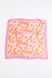 HAWAIIAN PRINT SQAURE SCARF
