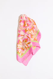 HAWAIIAN PRINT SQAURE SCARF