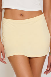 MINI SKORT WITH SIDE SLITS