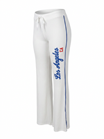 Ghost cut image on white LOS ANGELES SIDE STRIPES DRAWSTRING WAIST PANT on a white background.