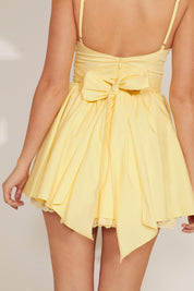 BRA CUP PRINCESS MINI DRESS WITH LACE TRIM