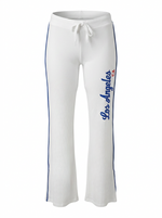 Ghost cut image on white LOS ANGELES SIDE STRIPES DRAWSTRING WAIST PANT on a white background.