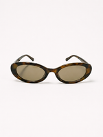 SLIGHT CAT EYE ACRYLIC FRAME SUNGLASSES