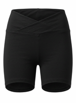 DIPPED V WAIST COTTON SHORT