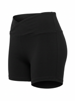 DIPPED V WAIST COTTON SHORT
