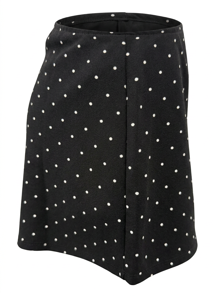 POLKA DOT MESH OVERLAY MICRO MINI SKORT