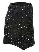 POLKA DOT MESH OVERLAY MICRO MINI SKORT