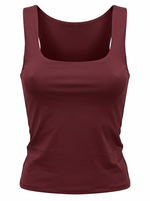 SCOOP NECK SEAMLESS SLEEVELESS TOP