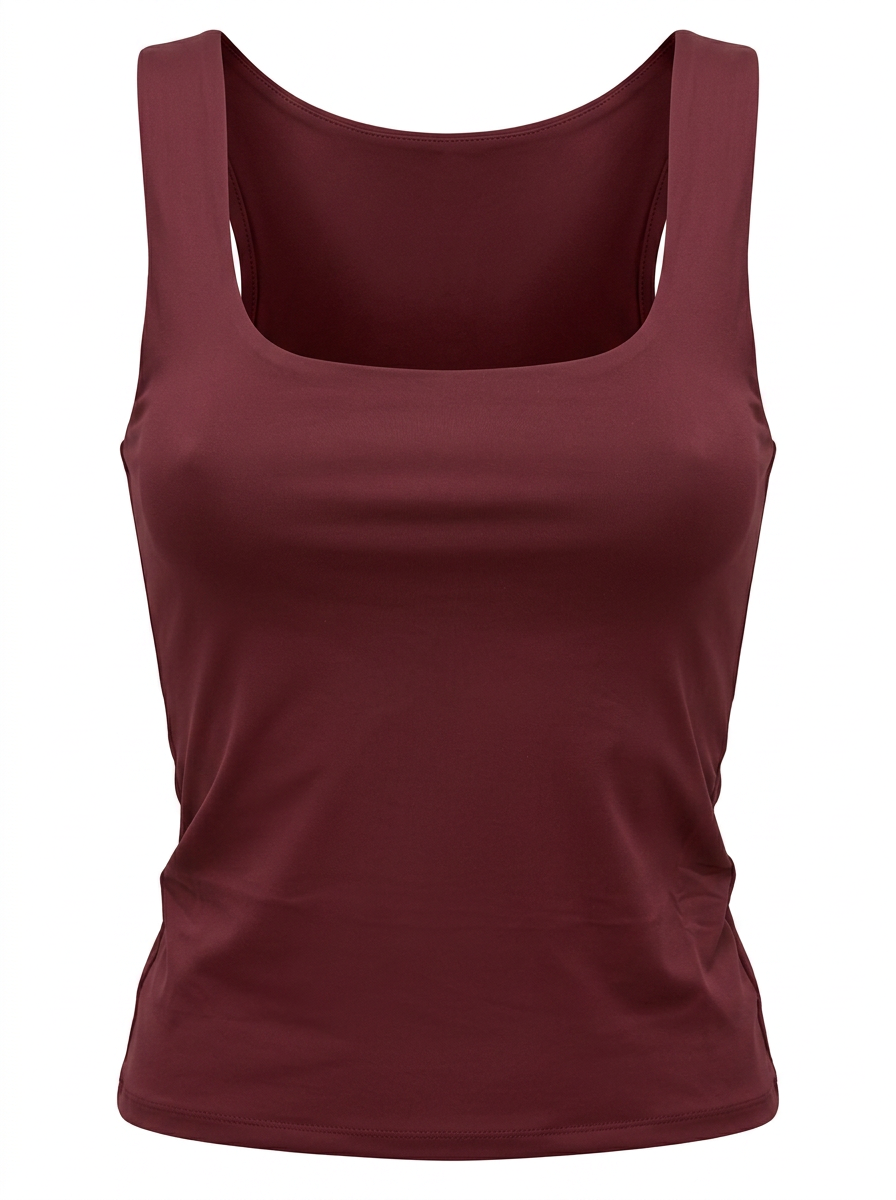 SCOOP NECK SEAMLESS SLEEVELESS TOP