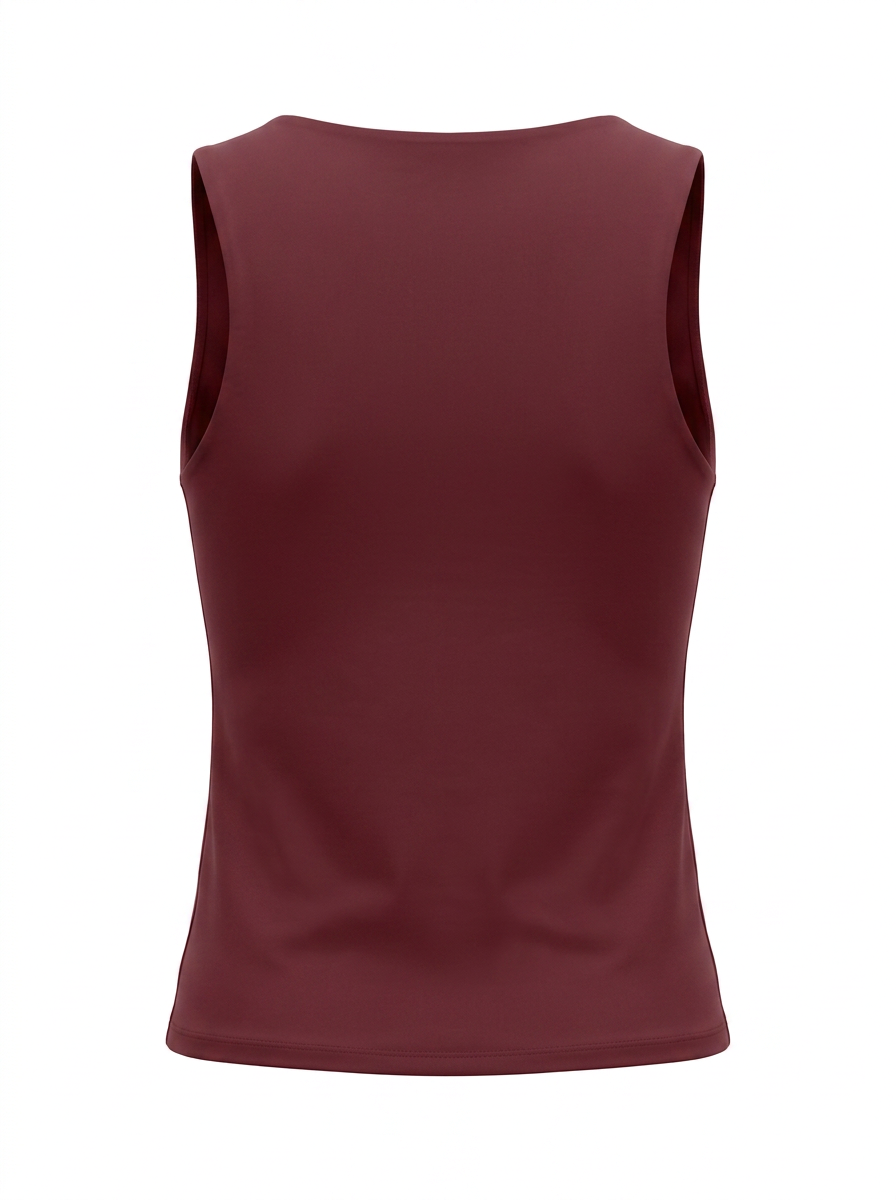 SCOOP NECK SEAMLESS SLEEVELESS TOP