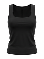 SCOOP NECK SEAMLESS SLEEVELESS TOP