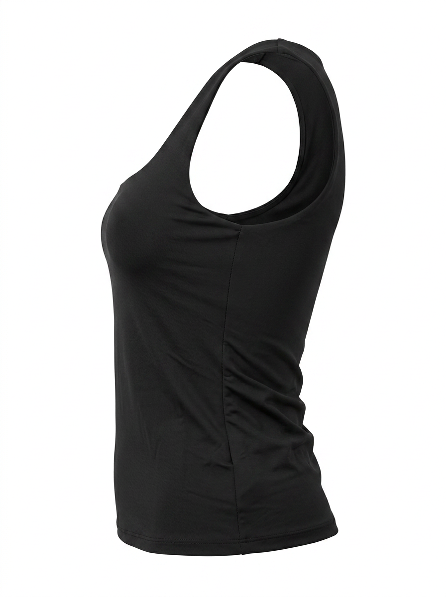 SCOOP NECK SEAMLESS SLEEVELESS TOP
