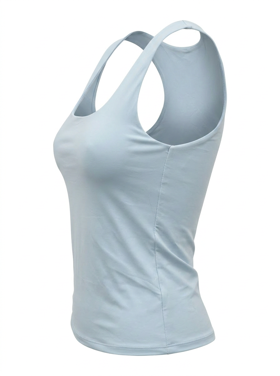 SCOOP NECK SEAMLESS SLEEVELESS TOP