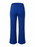 Ghost cut image on blue LOS ANGELES SIDE STRIPES DRAWSTRING WAIST PANT on a white background.