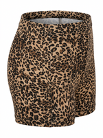 LOW WAIST LEOPARD PRINT SHORT