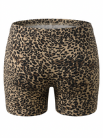 LOW WAIST LEOPARD PRINT SHORT