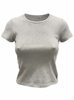 CREW NECK SHORT SLEEVE T-SHIRT WITH CONTRAST