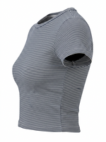 CREW NECK SHORT SLEEVE T-SHIRT WITH CONTRAST