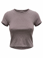 CREW NECK SHORT SLEEVE T-SHIRT WITH CONTRAST