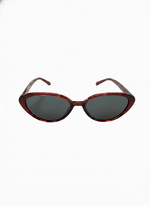 MINIMALIST SLIM OVAL FRAME SUNGLASSES