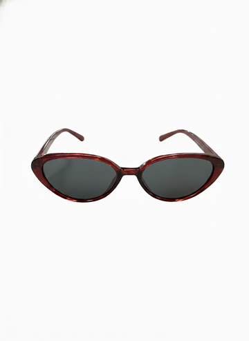 MINIMALIST SLIM OVAL FRAME SUNGLASSES