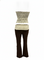 POLKA DOT TUBE TOP & PANT SET WITH HEADBAND
