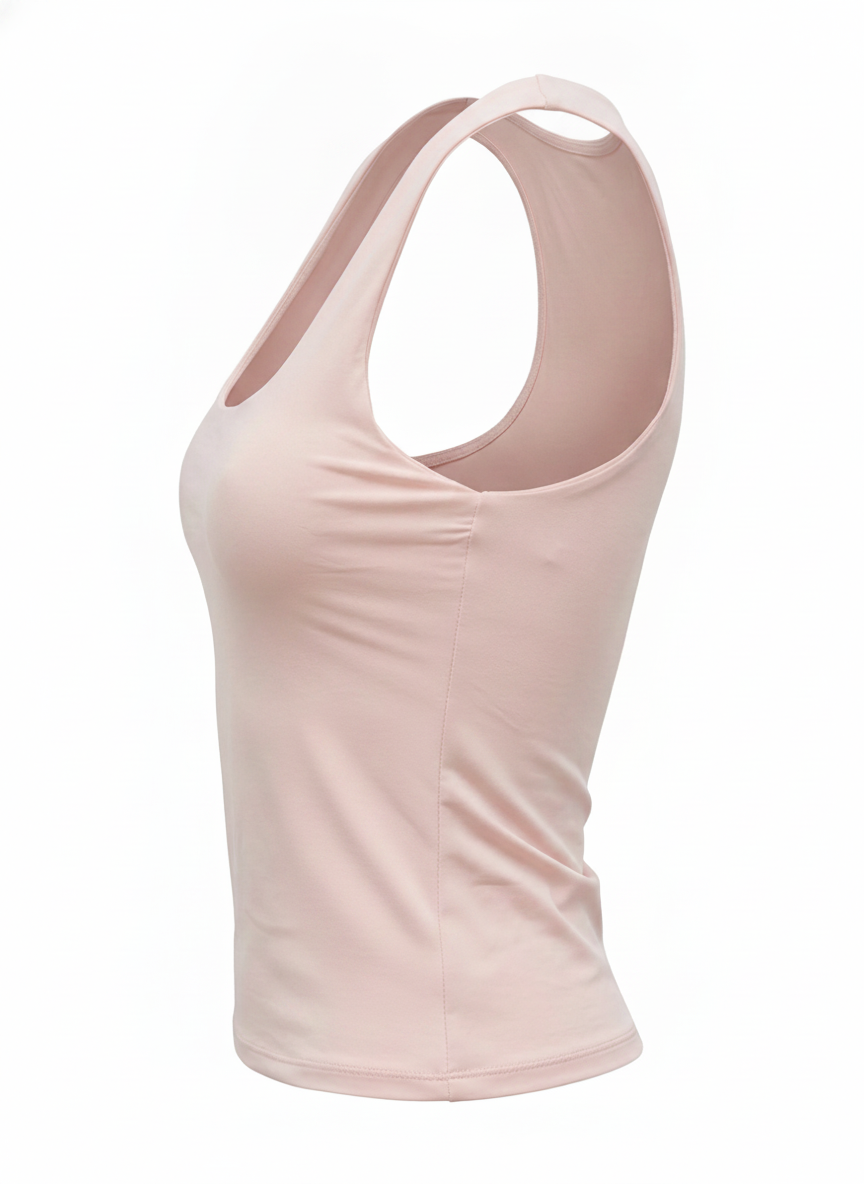 SCOOP NECK SEAMLESS SLEEVELESS TOP