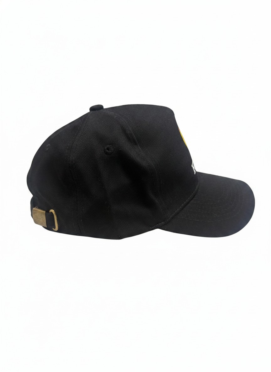 FERRARI LOGO EMBROIDERED BASEBALL CAP