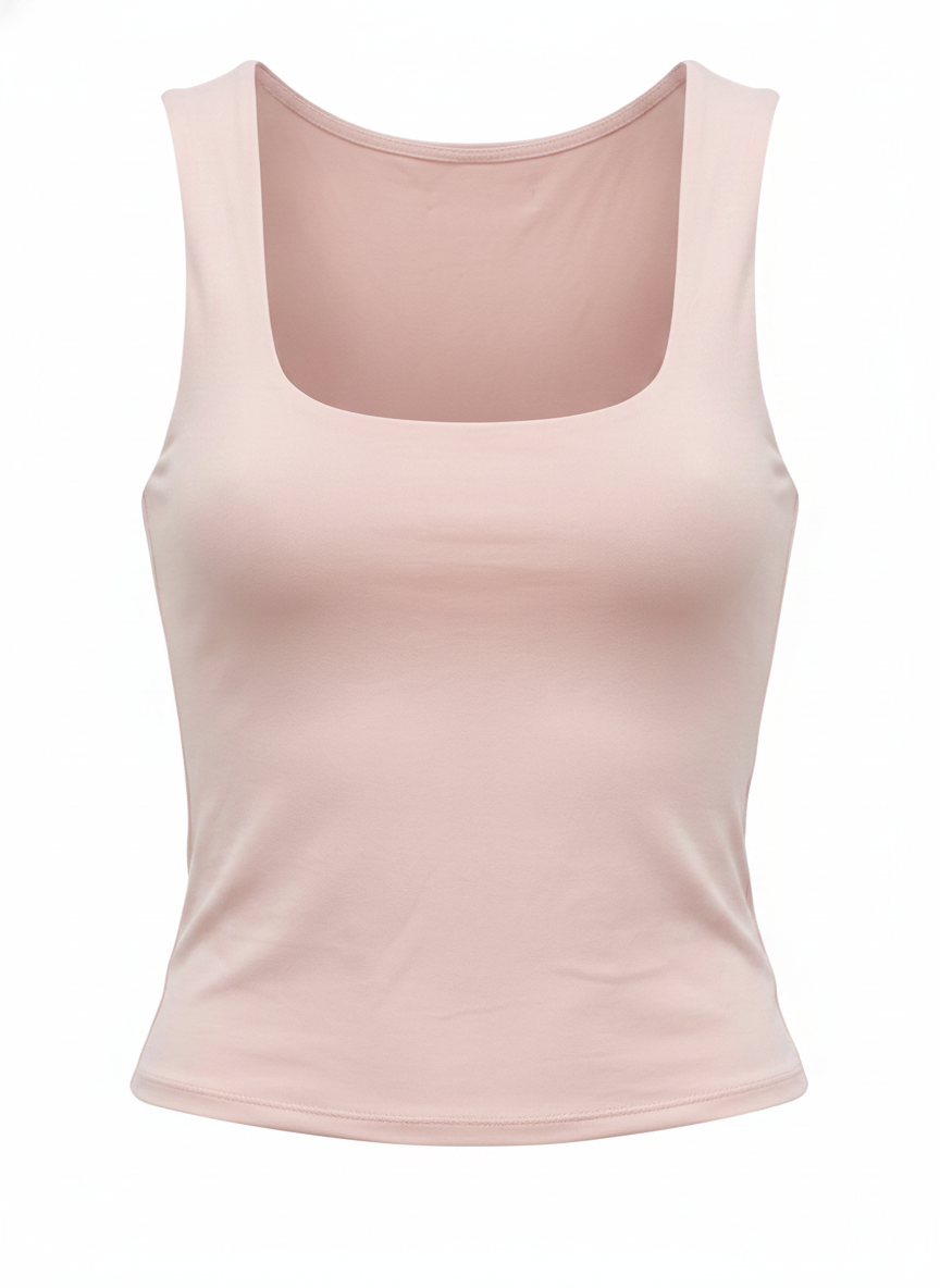 SCOOP NECK SEAMLESS SLEEVELESS TOP