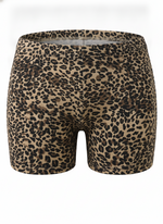 LOW WAIST LEOPARD PRINT SHORT