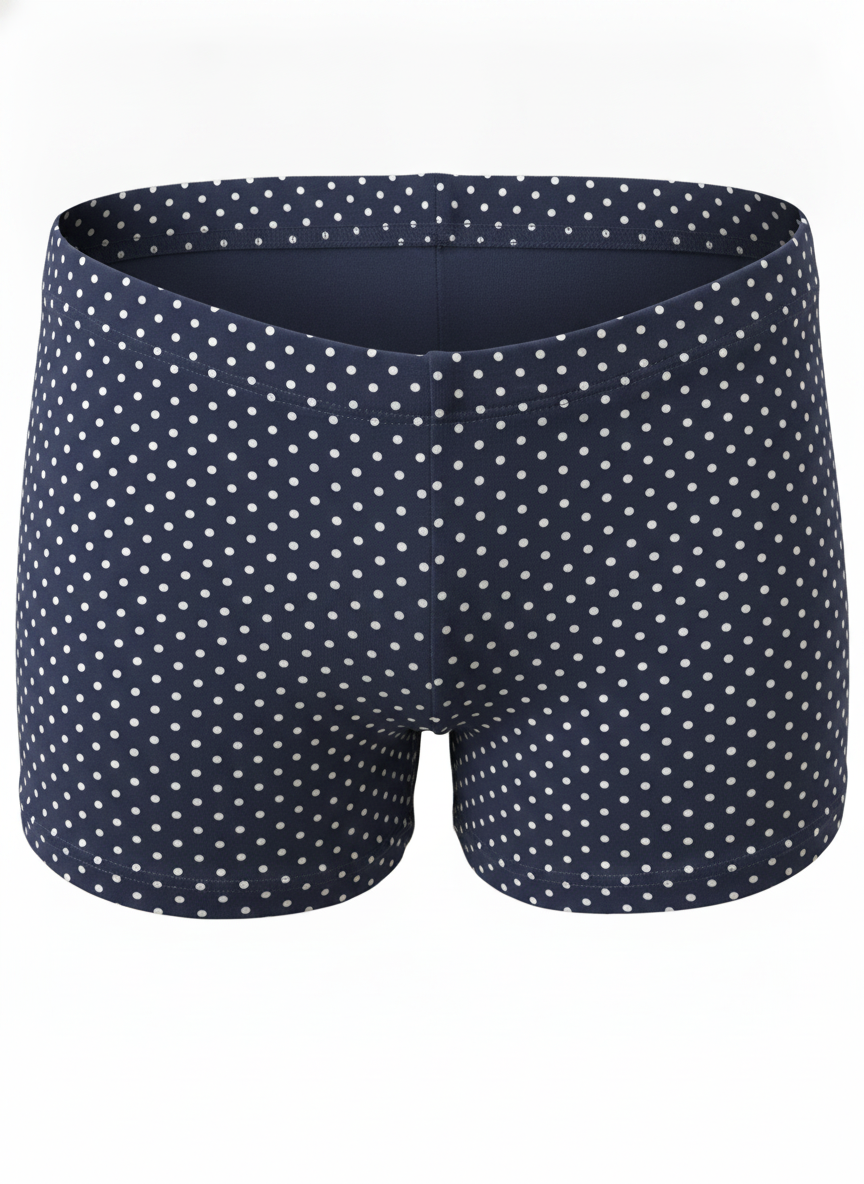 LOW WAIST POLKA DOT PRINT MICRO SHORT