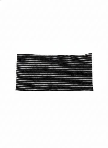 STRIPED STRETCHY FABRIC HEADBAND