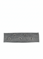 GROMMET AND STUD DETAIL HEADBAND
