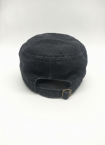VINTAGE MILITARY STYLE CADET CAP WITH STUDS